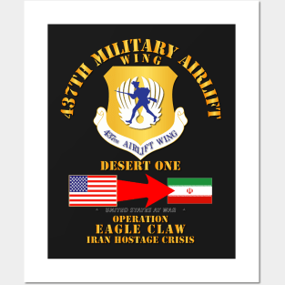 Operation Eagle Claw - Iran - 437th MAW Posters and Art